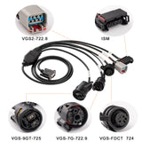 GODIAG Gearbox ISM Cable 5-in-1 Set for Mercedes Benz VGS-FDCT 724/ VGS2-722.8/ VGS-7Gtronic-722.9/ VGS-9GT-725/ ISM