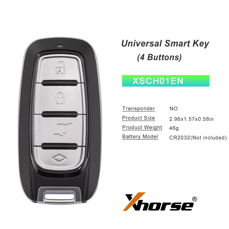 XHORSE XM38 Universal Smart Key XSCH01EN KE.LSL Style 5pcs