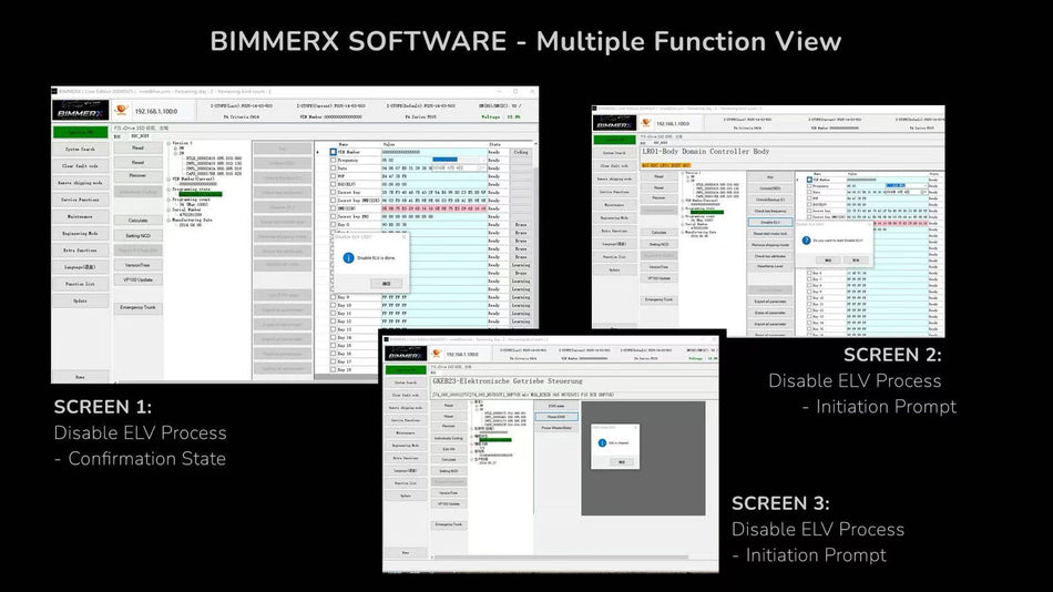 Diatronik BimmerX BMW Engineering Software with VP996 Key Programmer and BDC2 Solder Free Adapter