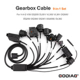 GODIAG Gearbox Cable 9-in-1 Set for V-A-G V30/ DQ200/ DL501/ VL300/ VL381/ DQ500/ DQ250/ DQ380/ DQ381/ DQ400E/ DL382