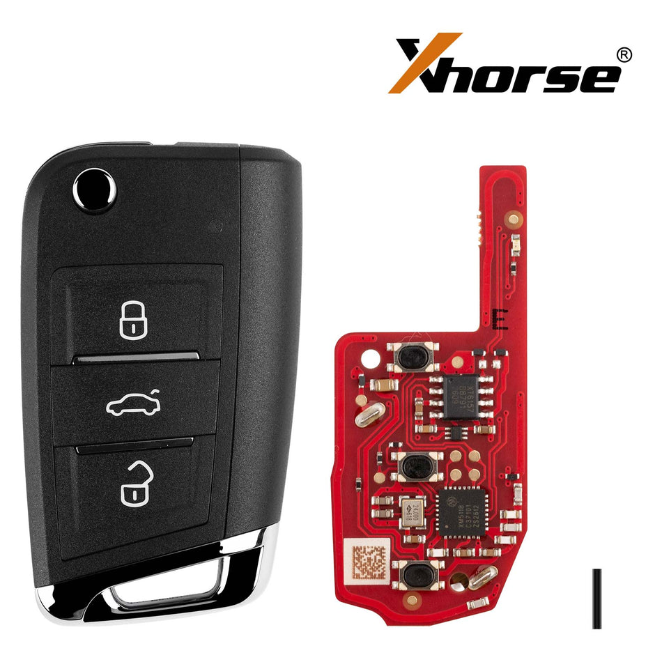 XHORSE XEDM24EN Second Generation Super Remote MQB Style 3 Buttons 5pcs/lot