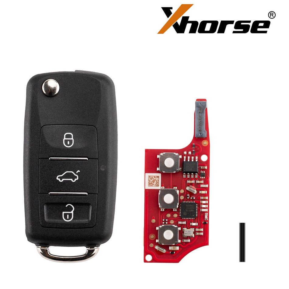 XHORSE XEB520EN Second Generation B5 Key with XT57 Super Chip 3 Buttons 5pcs/lot
