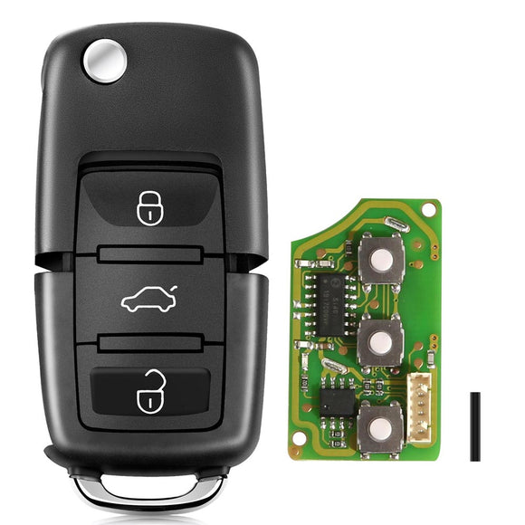 XHORSE XKB501EN Wired Universal Remote Key Volkswagen B5 Type 3 Buttons