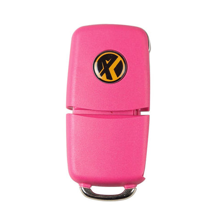Xhorse XKB502EN VVDI2 Wire Flip Remote Key 3 Button Pink 