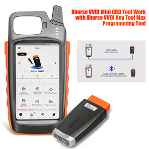 Xhorse VVDI Key Tool Max with MINI OBD2 Get Free Renew Cable Free Express Shipping