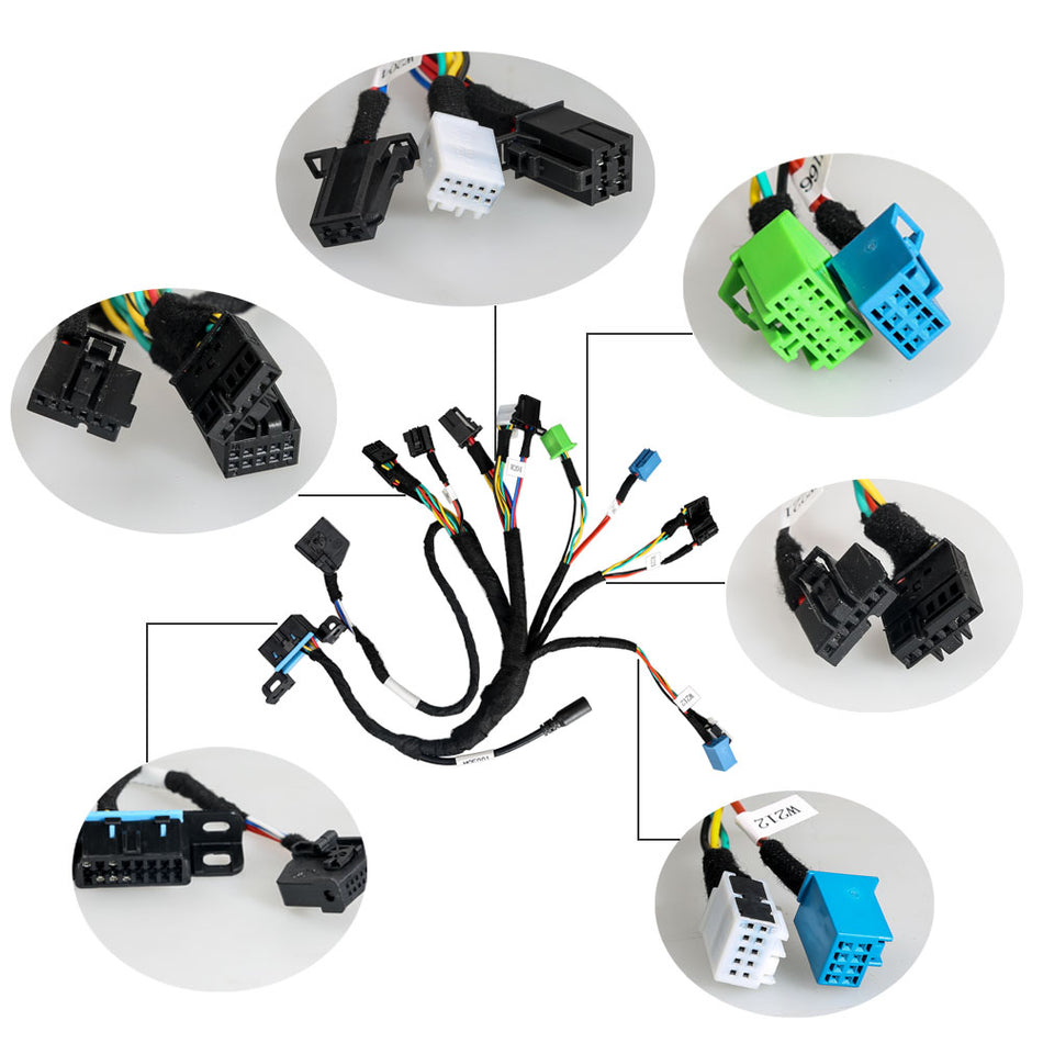 Moe001 Benz EIS/ESL cable+7G+ISM + Dashboard Connector Cable Set
