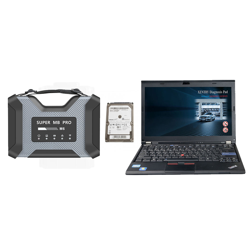 Super MB PRO M6 Full Set with V2024.03 SSD on Lenovo X220 Laptop Software Installed Ready to Use