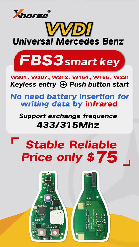 Xhorse VVDI Keyless Go Benz PCB