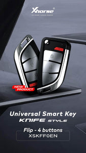 Xhorse Universal Smart Key Knife Style Flip 4 Buttons XSKFF0EN